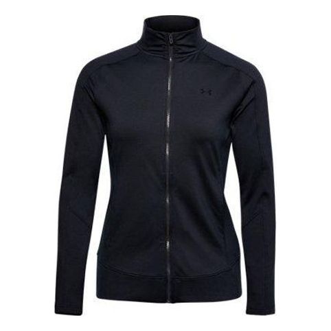 (WMNS) Under Armour Zipper Sports Tops Black 1356643-001
