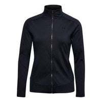 (WMNS) Under Armour Zipper Sports Tops Black 1356643-001