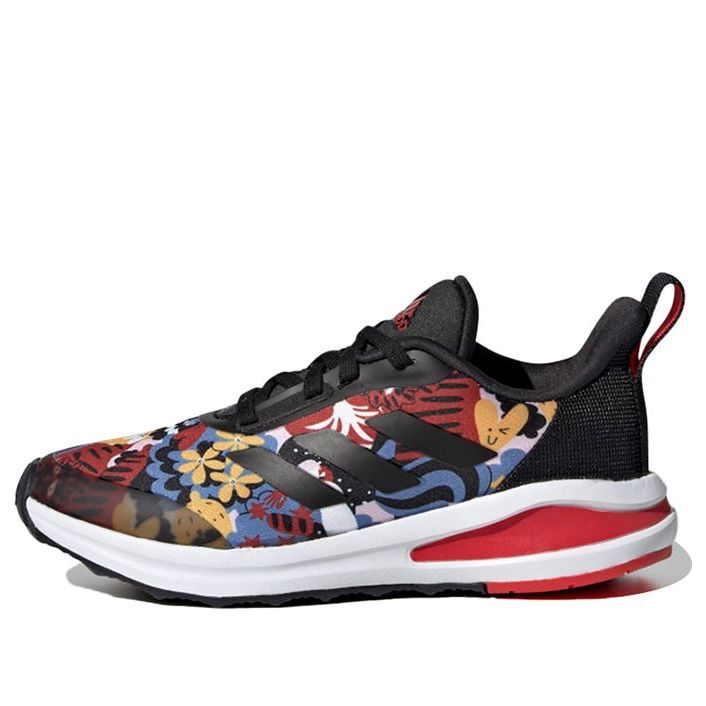 (GS) adidas Fortarun Graphic K Shoes Red/Black FY6986