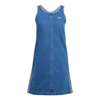 (WMNS) adidas Denim 3S Dress Asia Sizing 'Blue' JD2580