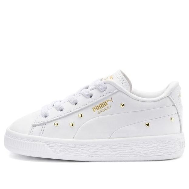 (PS) PUMA Basket Studs Ps Board Shoes White 369678-01