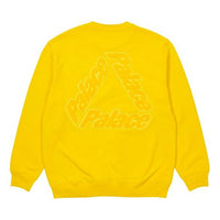 PALACE Unisex Logo Round-neck Sweatshirt Yellow P20CS009