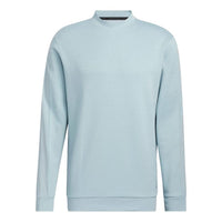 Men's adidas Solid Color Round Neck Casual Long Sleeves Blue HA0593