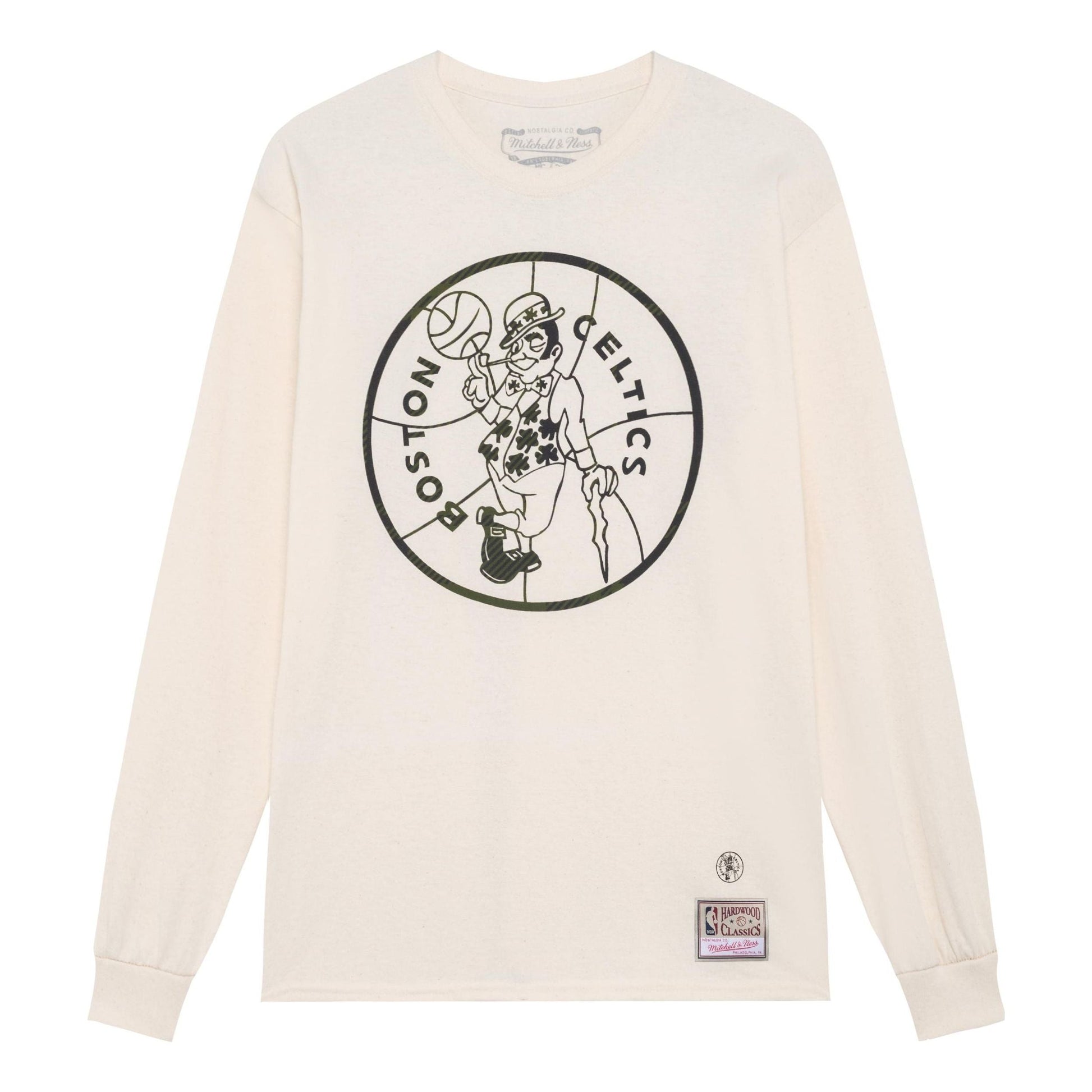 Mitchell & Ness Uninterrupted Celtics Long Sleeve T-shirt 'White' BMLNMO20198-BCEOWGN