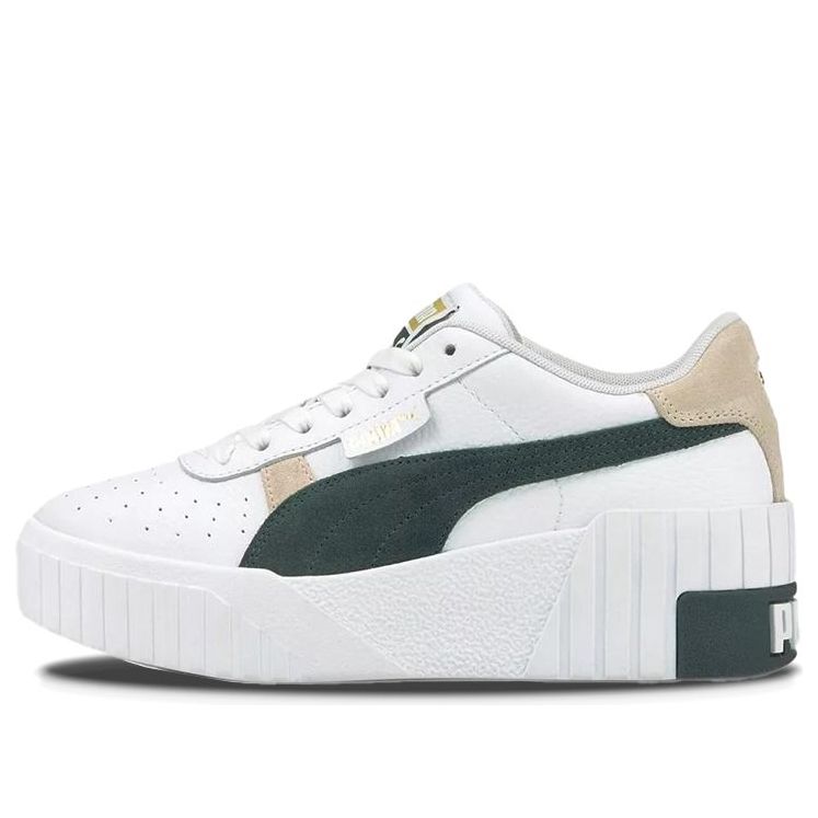 (WMNS) PUMA Cali Wedge Mix 'White Green' 373906-08