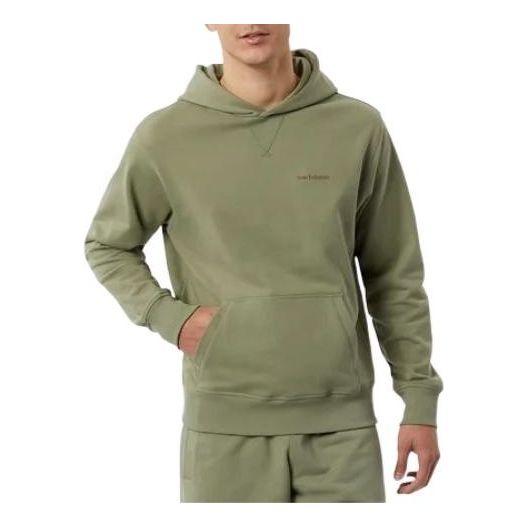 New Balance Athletics Nature State Heavyweight Sweat Pullover Hoodie Asia Sizing 'Olive Green' AMT23565-OLF