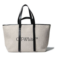 (WMNS) Off-White Logo Printing Shoulder Bag Beige OFWBG094016XEBGB