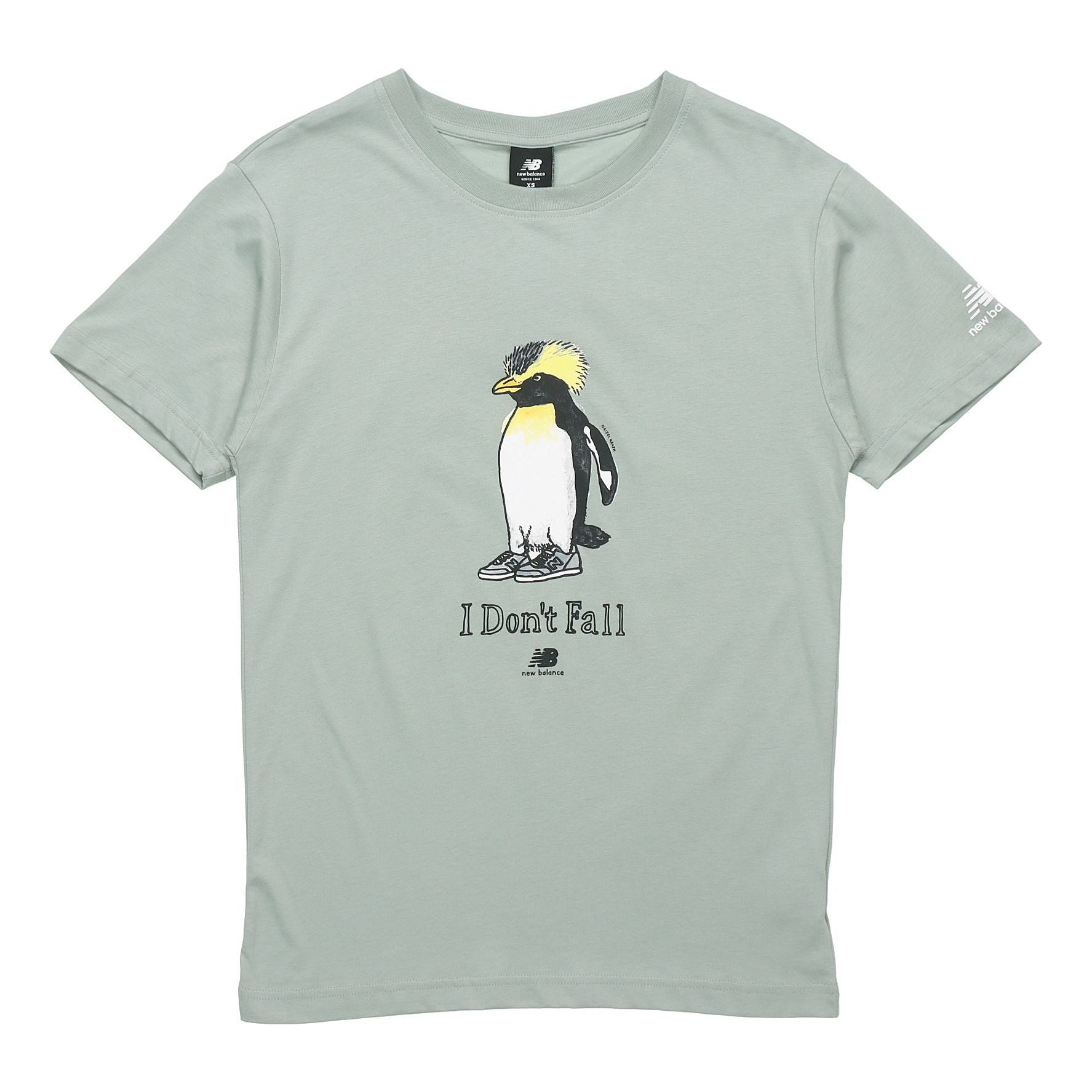 New Balance Casual Graphic Print T-Shirt Asia Sizing 'Green' AMT12340-LIH