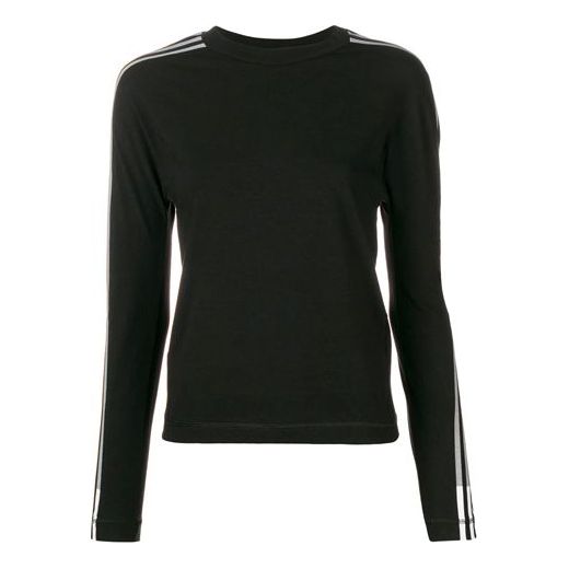 (WMNS) Y-3 Round Neck Long Sleeves Hoodie Black DP0771