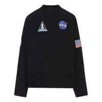 Balenciaga x NASA Space Multi-Patch Sweatshirt 'Black' 662496TKVD71070