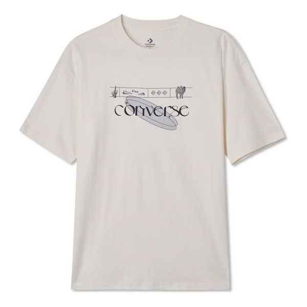 Converse Logo T-Shirt Asia Sizing 'White' 10024870-A01