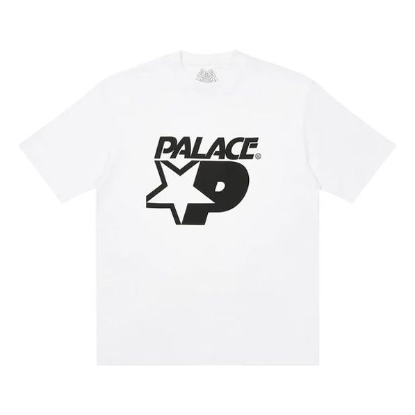 PALACE Logo Printing Pullover Short Sleeve Unisex White P20TS008