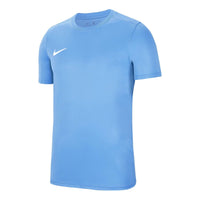 Men's Nike Dri-FIT Logo Printing Round Neck Pullover Short Sleeve Us Edition University Blue T-Shirt BV6708-412