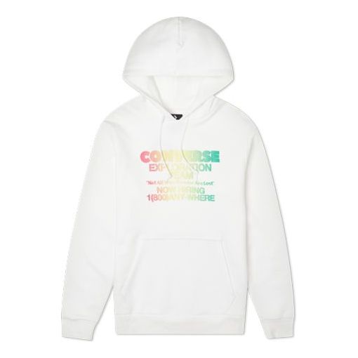 Converse Exploration Team Pullover Hoodie Asia Sizing 'White' 10021271-A03