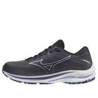 (WMNS) Mizuno Wave Rider 25 Wide 'Black Pearl Violet Glow' J1GD210693