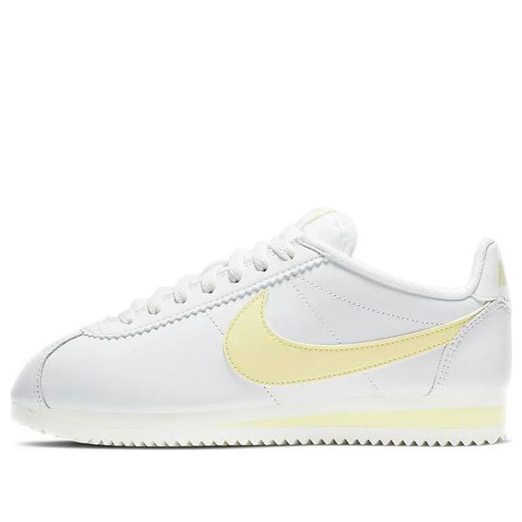 (WMNS) Nike Classic Cortez Leather 'Summit White' 807471-113