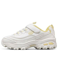 (GS) Skechers D'Lites 1.0 'White Yellow' 664180L-OFWT