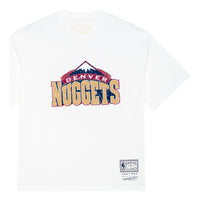 Mitchell & Ness x NBA Denver Nuggets Throwback Logo T-shirt 'White' MNJYSST230096-WHITE