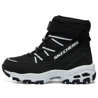 (GS) Skechers Winter Comfy Boots 'Black White' 660092L-BKW