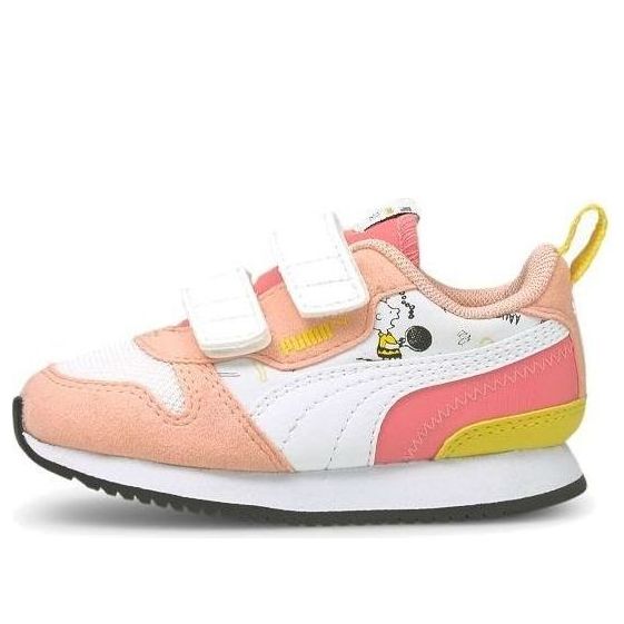 (TD) PUMA Peanuts x R78 'Snoopy, Woodstock and Charlie Brown - Apricot Blush' 375744-02