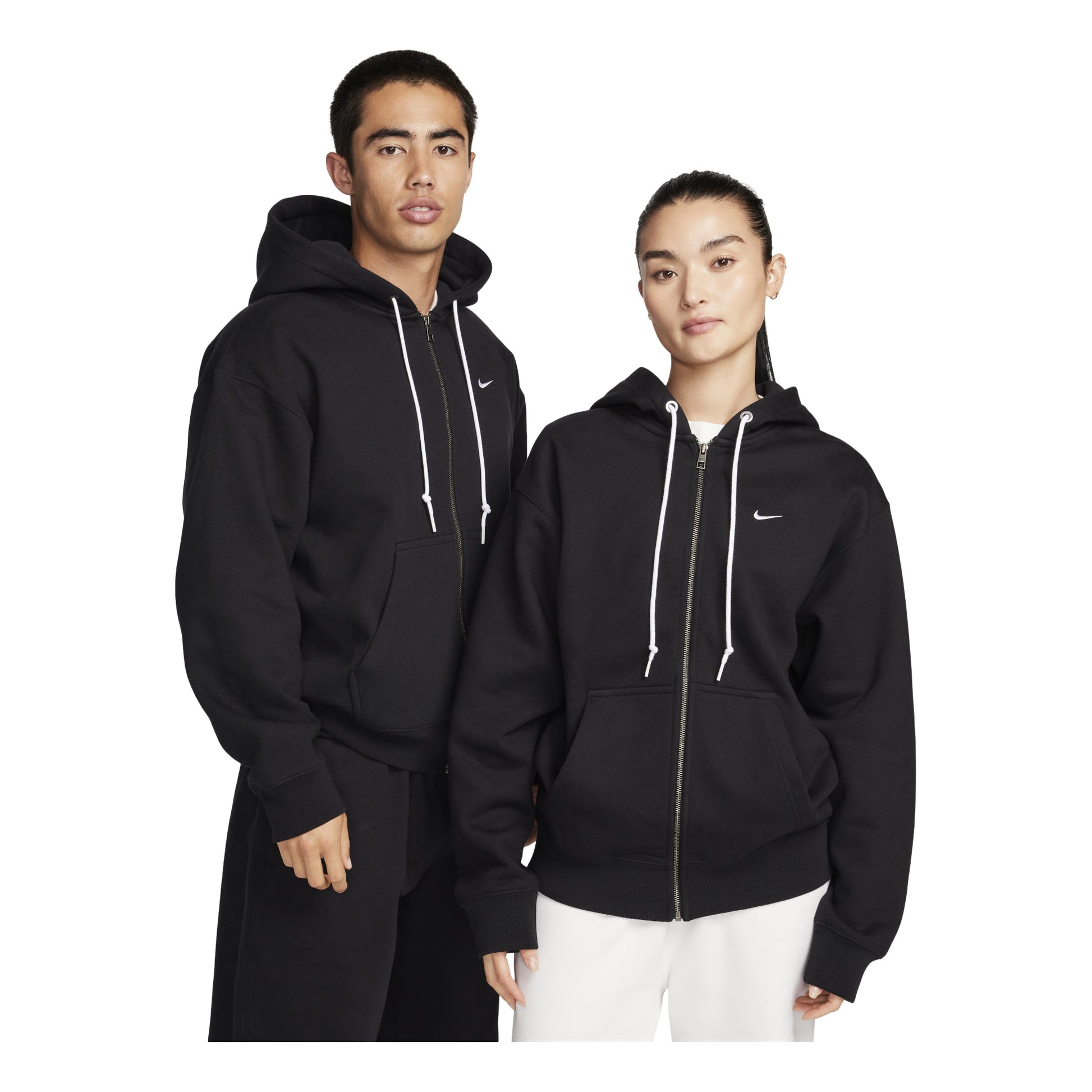 Nike hooded zipper jacket 'Black' DR0404-010