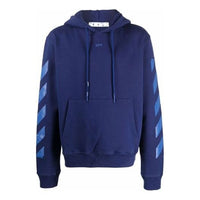 Men's Off-White FW21 Arrow Pattern Printing Loose Fit Blue OMBB034F21FLE0044545