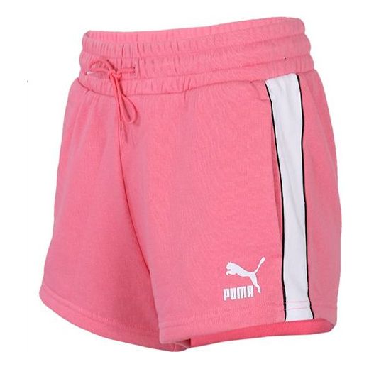 (WMNS) PUMA Classics T7 Short Living Series Casual Lacing Shorts Pink 598240-14