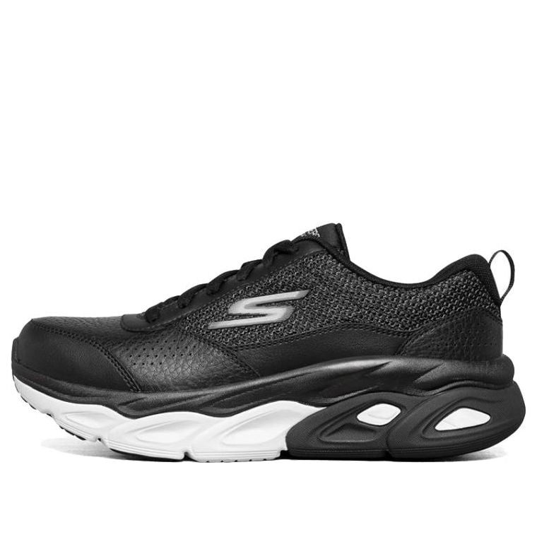 (WMNS) Skechers Max Cushioning Ultimate Sports Shoes Black/White 128047-BKW