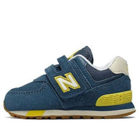 New Balance Hook and Loop 574 K Shoes Green IV574JHP