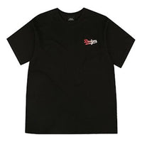 MLB Los Angeles Dodgers Logo Printing Round Neck Short Sleeve Unisex Black 31TSLB931-07L