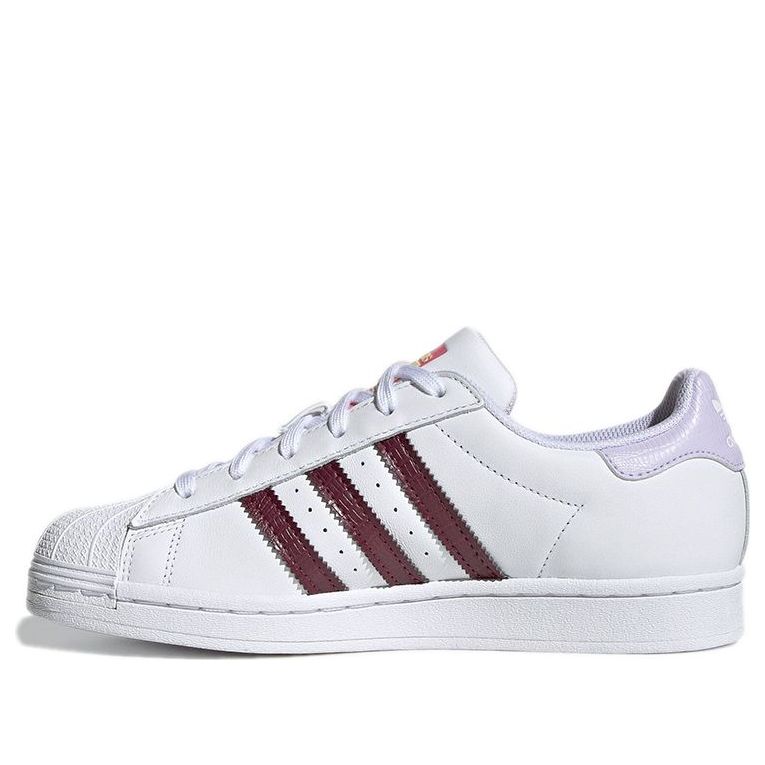 (WMNS) adidas Superstar 'White Victory Crimson' H04016