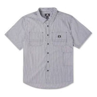 Converse Striped Woven Carpenter Button Down Asia Sizing 'Grey' 10023411-A01