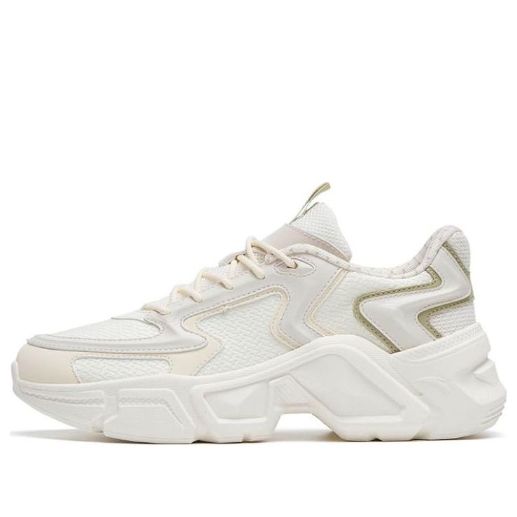 (WMNS) ANTA Low Top 'Oatmeal White' 122318886-3