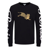 Men's KENZO Embroidered Pattern Long Sleeves Black F965SW0904MD-99