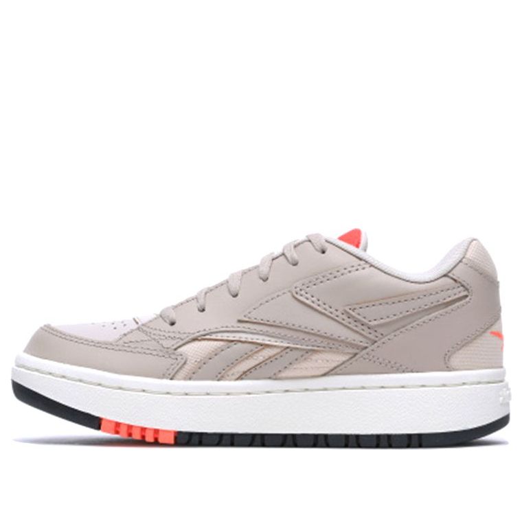 (WMNS) Reebok Court Double Mix Sneakers Gray/Orange EH3322