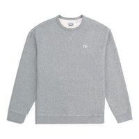 Men's Levis Logo Embroidered Round Neck Pure Cotton Pullover Gray 34589-0000