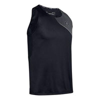 Under Armour Qualifier Iso-Chill Running Tank 'Black Grey' 1350135-002