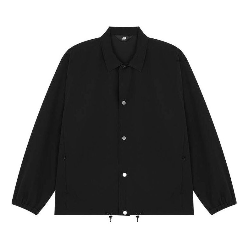 New Balance Met24 Coach Jacket Asia Sizing 'Black' JMJL1513-BK