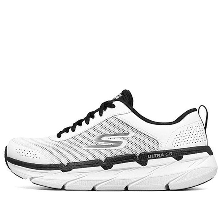 (WMNS) Skechers Max Cushioning Premier Low-Top Running Shoes White/Black 220078-WBK