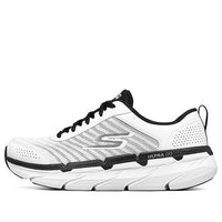 (WMNS) Skechers Max Cushioning Premier Low-Top Running Shoes White/Black 220078-WBK