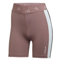 (WMNS) adidas Hyperglam Training Techfit Short Leggings Asia Sizing 'Purple White Black' HZ6958