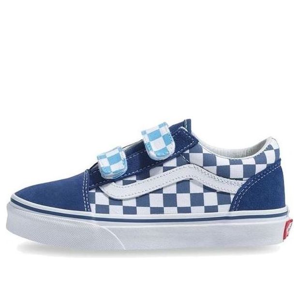 (PS) Vans Old Skool Checkerboard 'Blue White' VNA38HDVDX