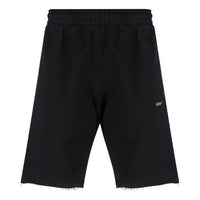 Off-White FW21 Arrow Pattern Printing Sports Shorts Version Black OMCI006F21FLE0061084