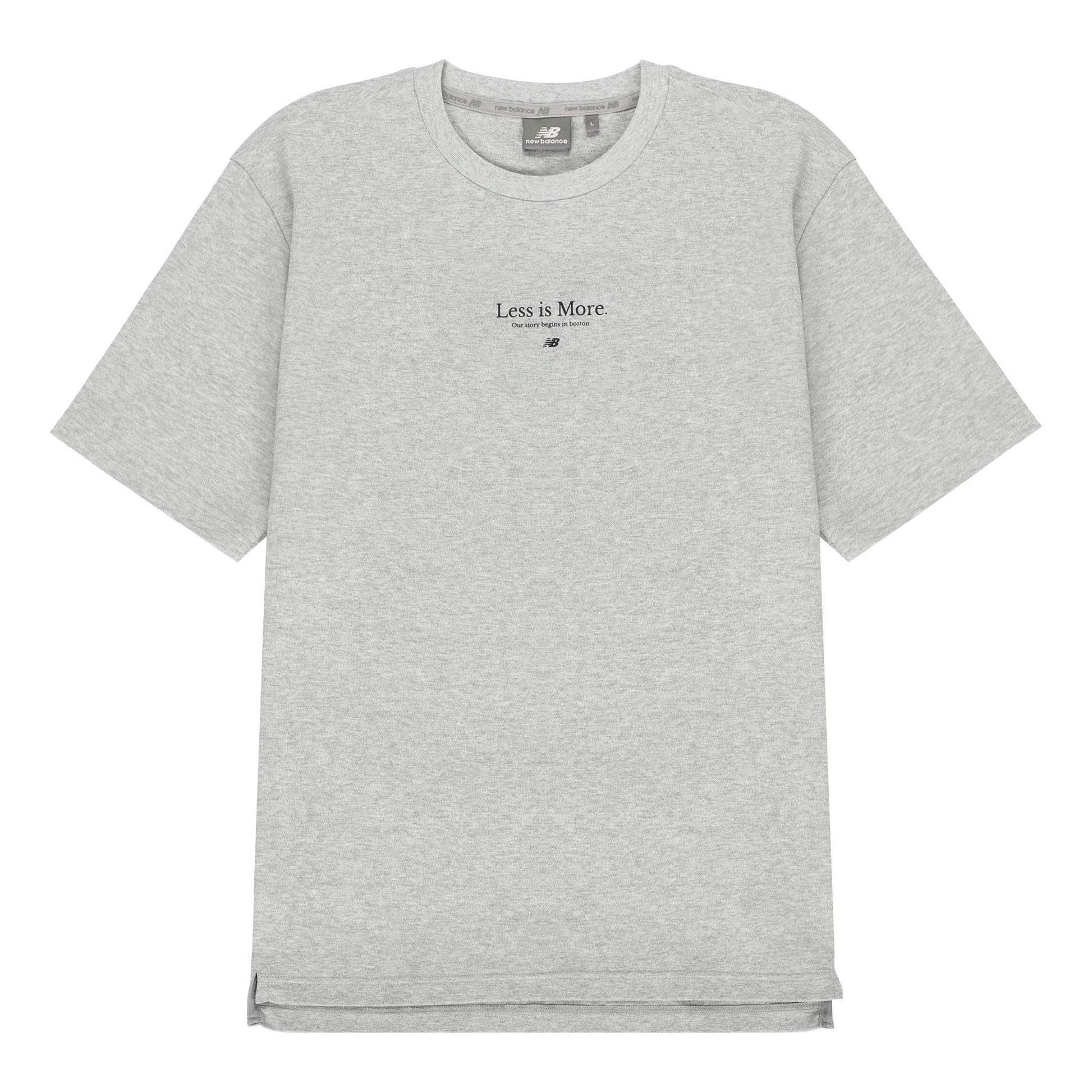 New Balance Less is More Tee Asia Sizing 'Grey' 5EC23033-GR