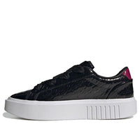 (WMNS) adidas originals Sleek Super 'Black White' FW4308