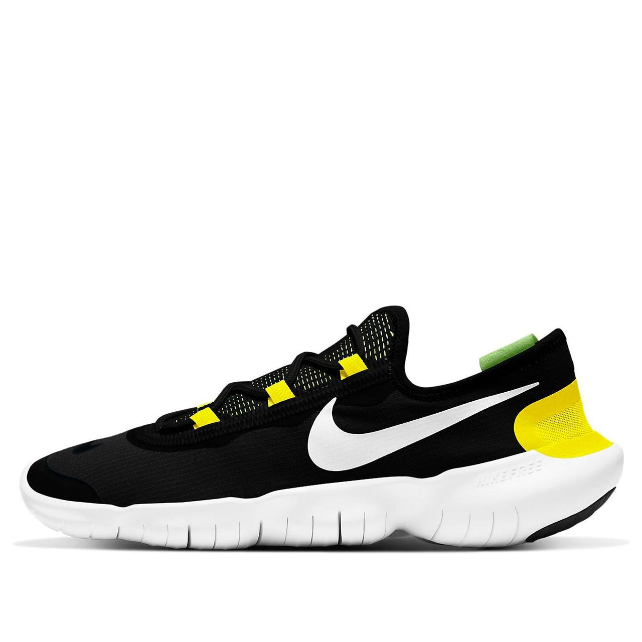 Nike Free RN 50 2020 'Black White Yellow' CI9921-004