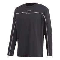 adidas originals Casual Round Neck Pullover Long Sleeves Sports Black GD9296