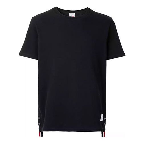THOM BROWNE Short Sleeve T-Shirt 'Navy' MJS056A-00050-415