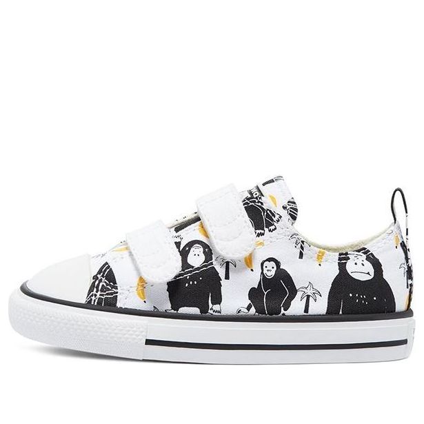 (TD) Converse Chuck Taylor All Star Low Top Canvas Shoes Black/White 771129C