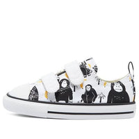 (TD) Converse Chuck Taylor All Star Low Top Canvas Shoes Black/White 771129C